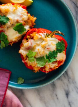 vegetarian stuffed peppers recipe