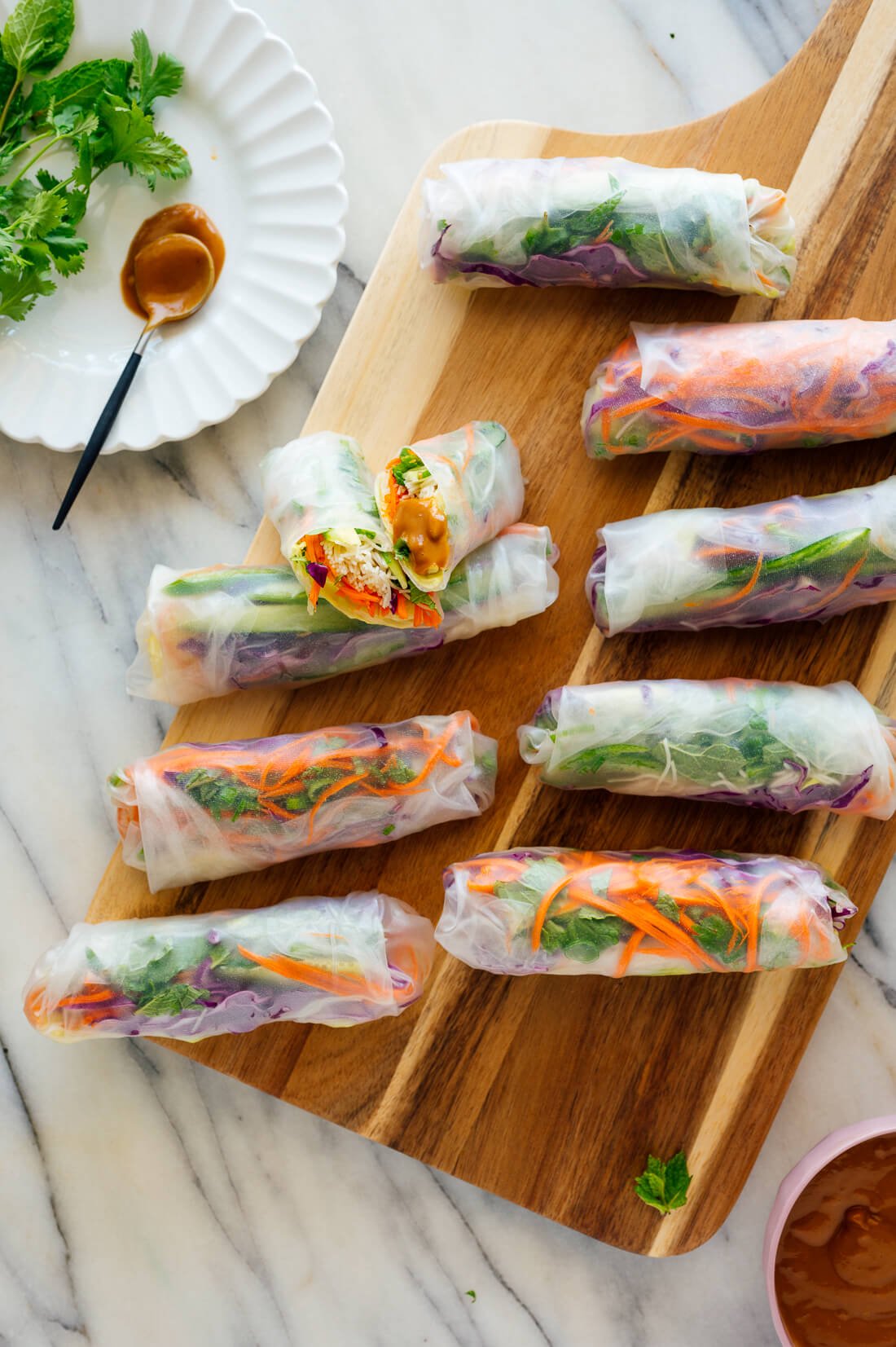 vegetarian/vegan spring rolls recipe