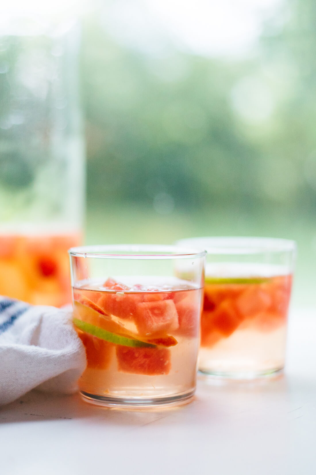 white sangria recipe with watermelon