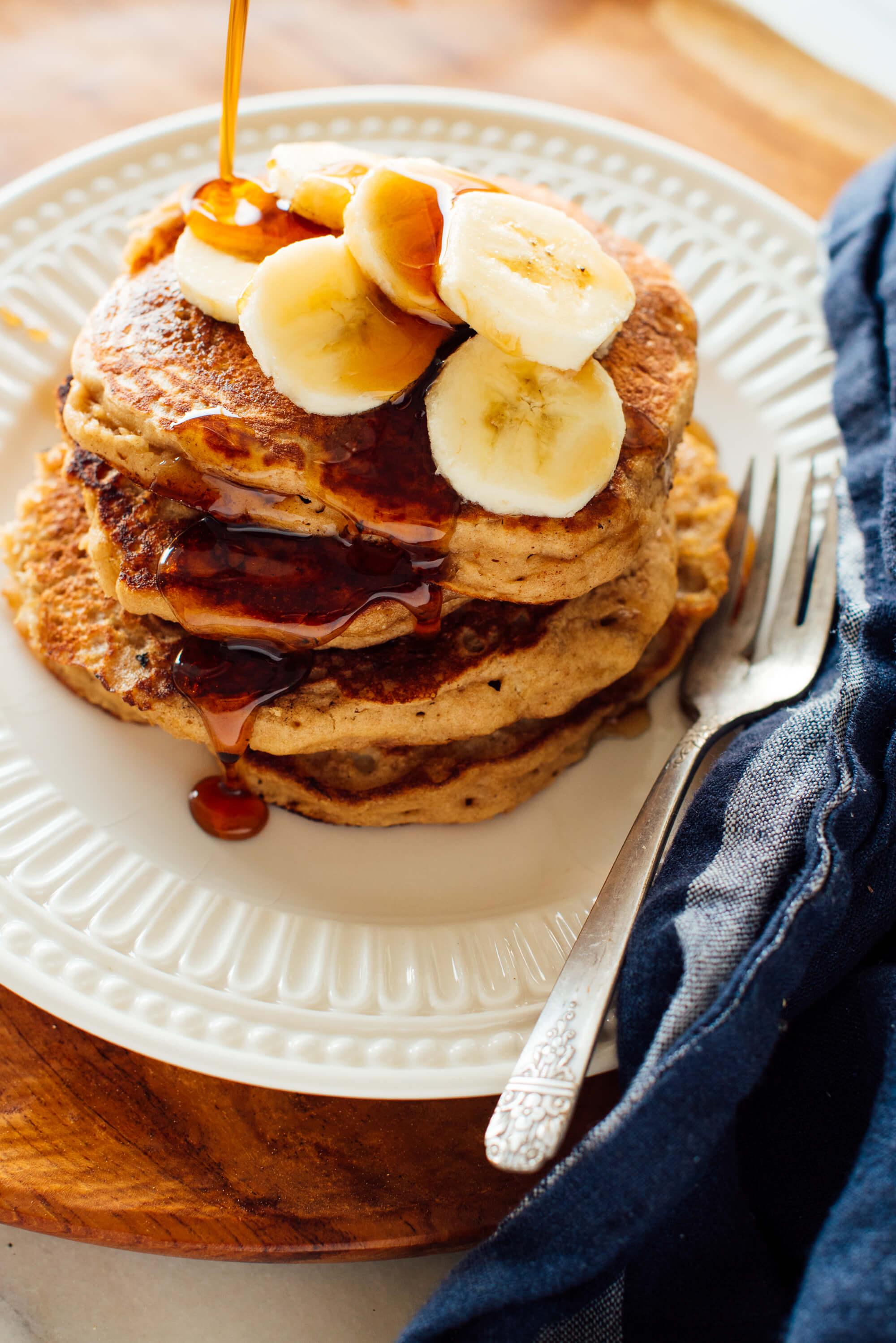 whole wheat banana pancakes recipe-1