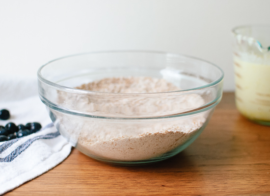 whole wheat flour and wheat bran