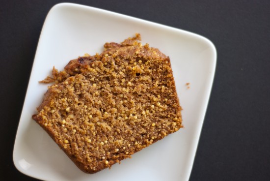 pumpkin bread with millet