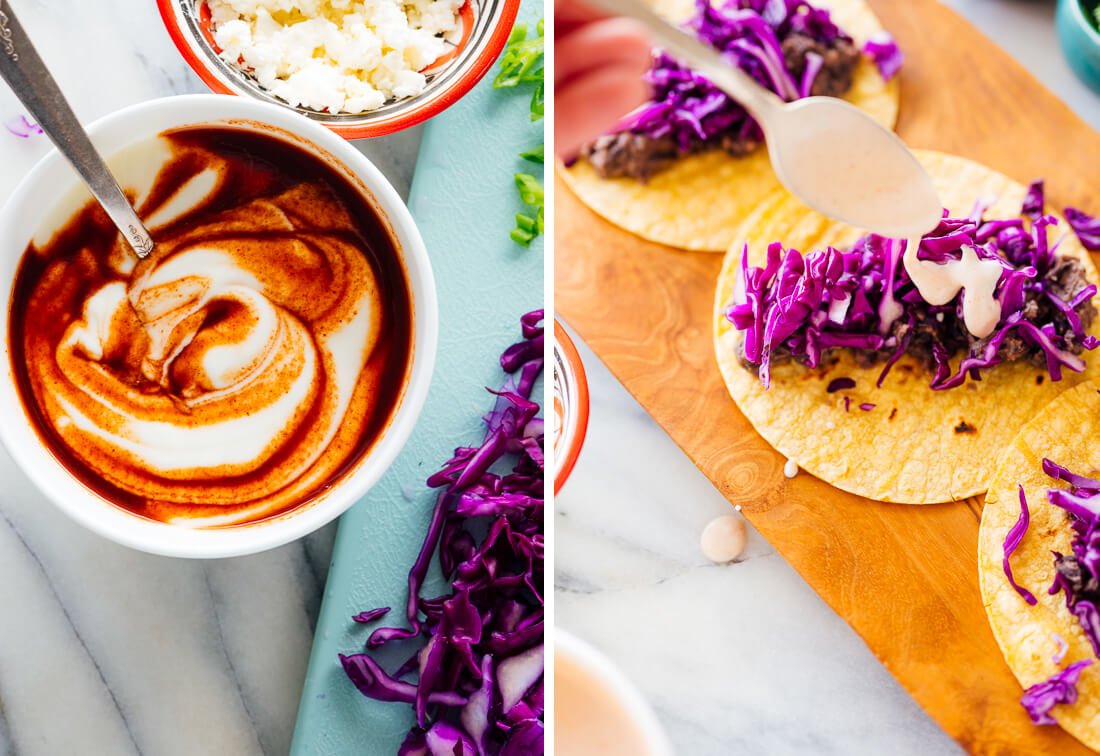 yogurt-based taco sauce